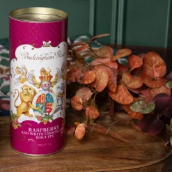 Buckingham Palace White Chocolate And Raspberry Biscuit Tube