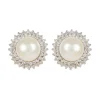 Centred Pearl Earrings