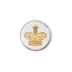 Coat Of Arms Tin Heart Stud Earrings