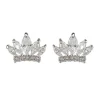 Crystal Crown Earrings