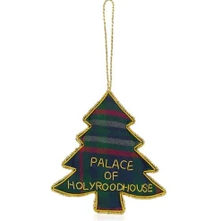 Palace Of Holyroodhouse Tartan Christmas Tree Decoration
