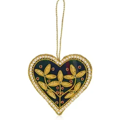 Palace Of Holyroodhouse Tartan Heart Decoration