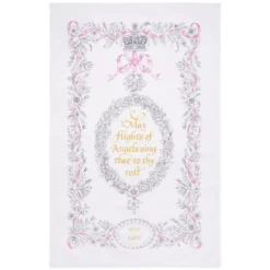 Queen Elizabeth Ii Commemorative Tea Towel