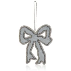 Style & Society Grey Bow Decoration