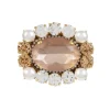 Vicki Sarge Pink Crystal Brooch