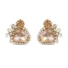 Vicki Sarge Pink Stud Earrings